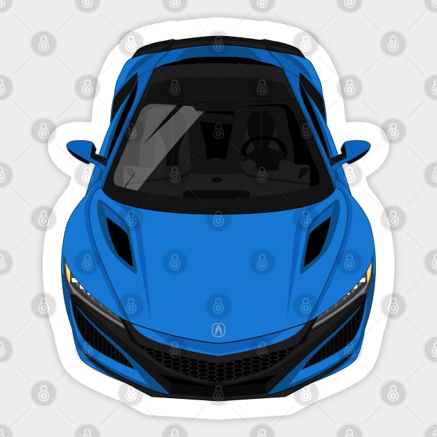 NSX 2016-2021 - Long Beach Blue Sticker by jdmart